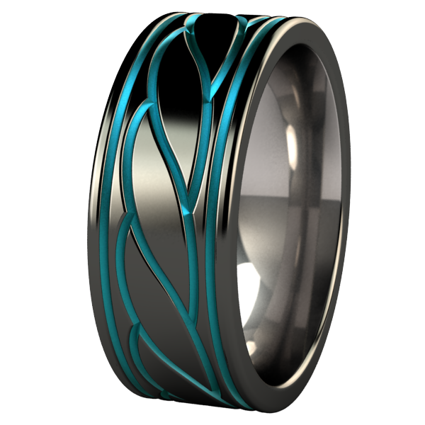 Nautica Black and Colored-none-Titanium Rings