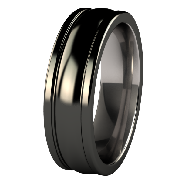 Nymph Black-none-Titanium Rings