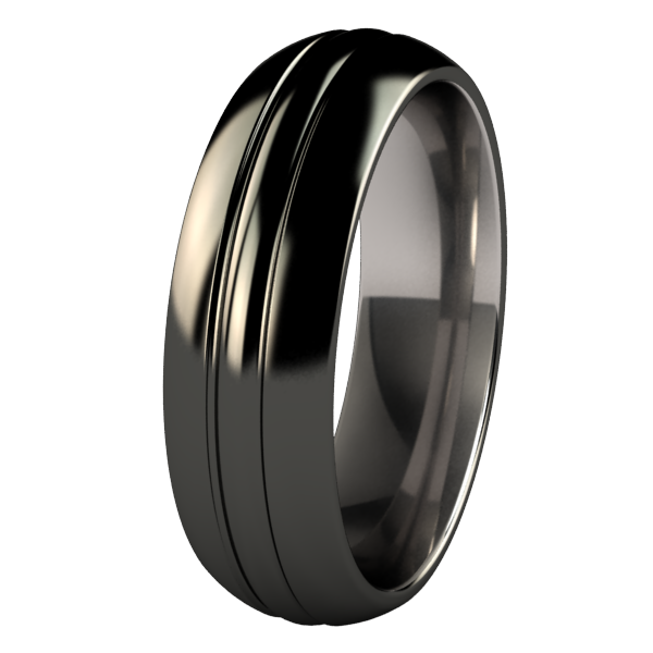 Osmosis - Black-none-Titanium Rings