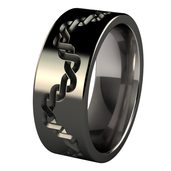 Pallas Black-none-Titanium Rings