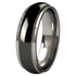 Partial Eclipse - Black Two Toned-none-Titanium Rings