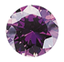 Cubic Zirconia - purple-none-Titanium Rings