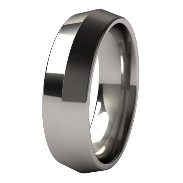 Pyramid-none-Titanium Rings