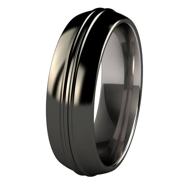 Racer Black-none-Titanium Rings