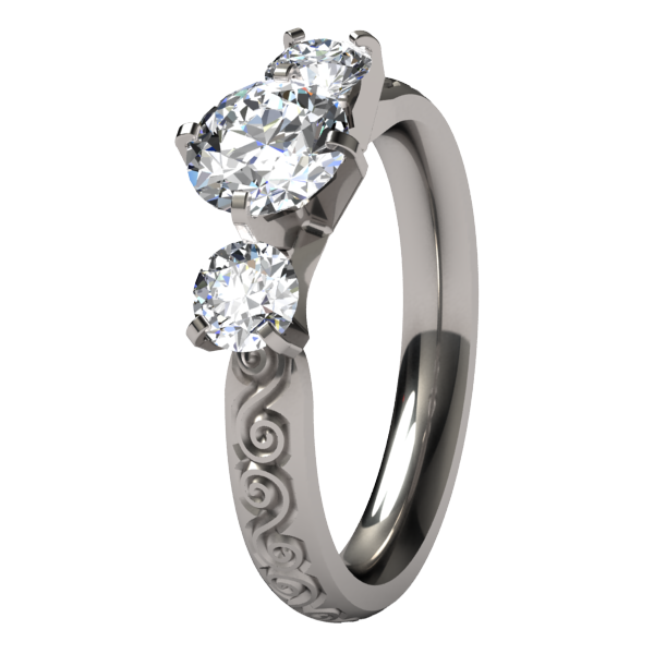 Victoria Canadian Diamond-none-Titanium Rings