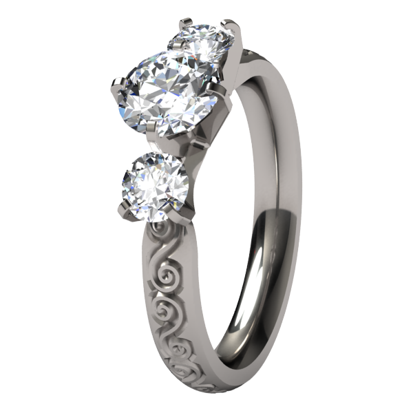Victoria Multi Stone Gem-none-Titanium Rings