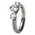 Victoria Multi Stone Gem-none-Titanium Rings