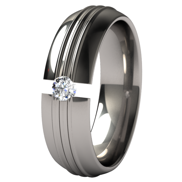 Roadster Tension Setting-none-Titanium Rings