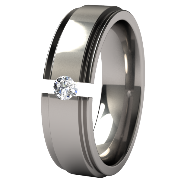 Samurai Tension Set-none-Titanium Rings