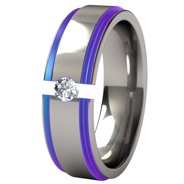 Samurai Tension Set - Colored-none-Titanium Rings