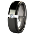 Samurai Black Tension Setting-none-Titanium Rings