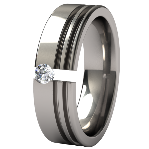 Solstice Tension Setting-none-Titanium Rings