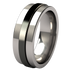 Spinner - Black Two Toned-none-Titanium Rings