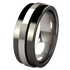 Spinner - Black Two Toned-none-Titanium Rings