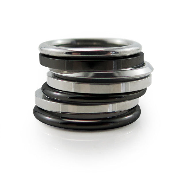 Stack Rings Titanium Round Stackable Titanium Rings | Titanium Rings