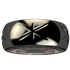 Starlight Black-none-Titanium Rings