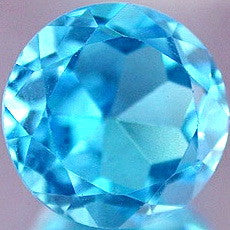 Topaz - Swiss Blue-none-Titanium Rings