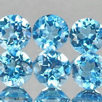 Aquamarine - Blue-none-Titanium Rings