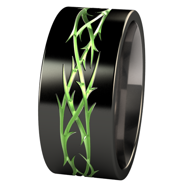 Thorns - Black & Colored-none-Titanium Rings