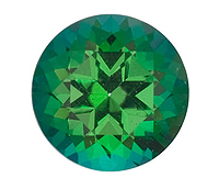 Topaz - rainforest green-none-Titanium Rings