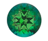 Topaz - rainforest green-none-Titanium Rings