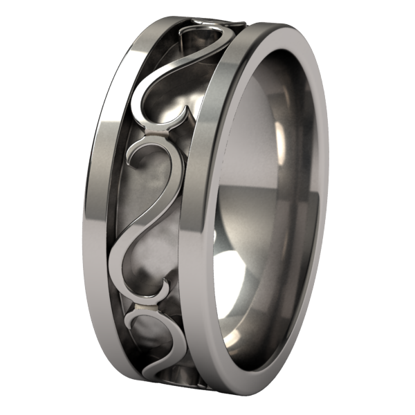 Vulcan-none-Titanium Rings