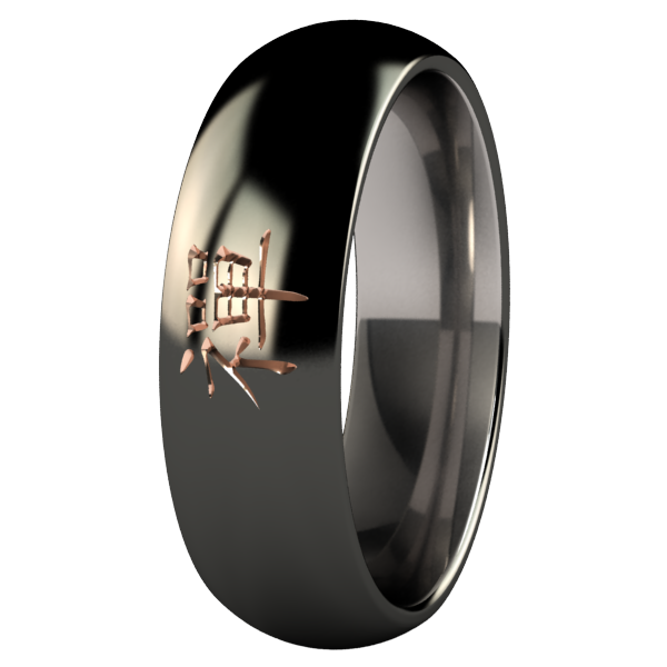 Zen Black and Colored-none-Titanium Rings