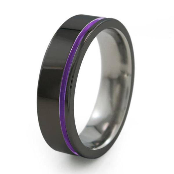 Zuzu | Black Titanium Ring